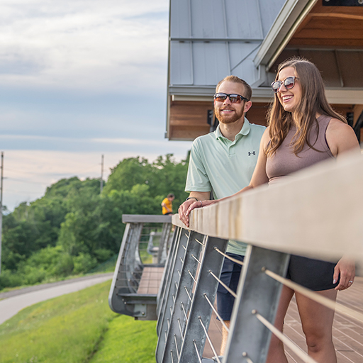 Explore La Crosse - Overlooking the deck
